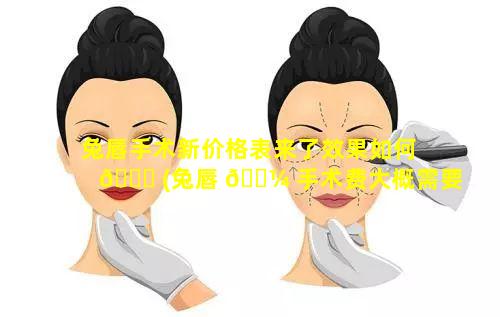 兔唇手术新价格表来了效果如何 🐕 (兔唇 🐼 手术费大概需要多少钱)